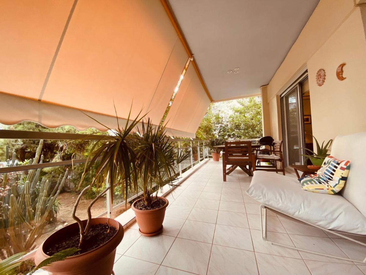 Athens Riviera Garden Views Apartment #Unoblu ภายนอก รูปภาพ